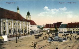 Nagyszeben, Hermannstadt, Sibiu; Nagy piac / market sqaure
