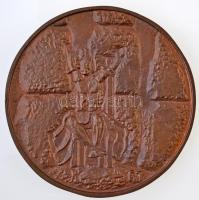 1978. "Mezőtúr 1378-1978" Br emlékérem (96mm) + "Szentendre Templom téri Teátrum játé...