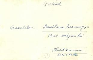 1930 Budapest V. Szent István tér, Szent István Bazilika, Szlezák László harangöntő mester Szent Imr...