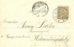 Cegléd, Vasúti indóház, vasútállomás, szerelvények, vagonok. Kiadja Sárik Gyula (EK)