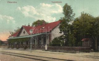 Péterréve, Backo Petrovo Selo; vasútállomás / Bahnhof / railway station