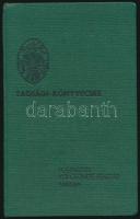 1937 A párkányi (Felvidék) Földműves Kölcsönös Pénztár tagsági könyve magyar és szlovák nyelven, szé...