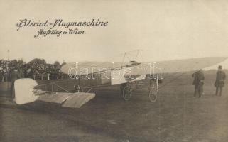 1909 Vienna, Wien; Bleriot-Flugmaschine Aufstieg  / aircraft, ceremony. Boris Hendler