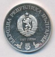 Bulgária 1978. 5L Ag "Nemzeti Könyvtár" T:1- (eredetileg PP)
Bulgaria 1978. 5 Leva Ag &qu...