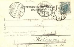 Dürnbach bei Waldegg (Hohe Wand), Stangelsteinweg-Einstieg (Nazwirt), Jgnatz Schönthaler's Gast...