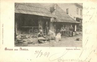 1899 Zenica, Türkische Bäckerei / Turkish backery (Rb)