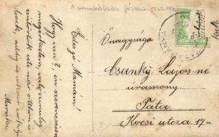 1905 Tatabánya, Munkáslakás, kéményseprők tisztítják a füstcsövet. photo