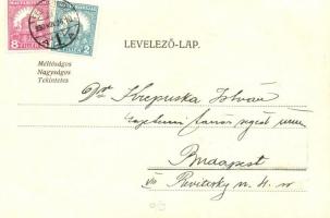 1930 Vadász Meghívó Fegyverneki vadászatra. Kongorácz-nyomda kiadása / Hungarian hunter's invit...