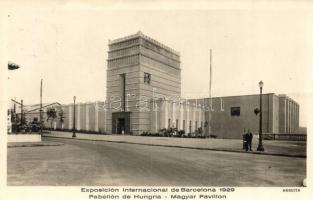 1929 Barcelona, Exposicion Internacional, Pabellón de Hungria / Magyar pavilon / Hungarian pavilion at the International Exposition (Hungarika / Hungarica)
