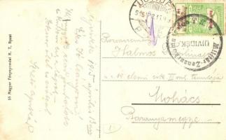 Átkelés a Száván lovakkal / Überfahrt über die Save / WWI K.u.k. military, soldiers crossing the Sav...