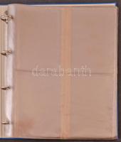 Gyűrűs képeslapalbum 92/184 férőhellyel / Postcard album for 92/184 postcards