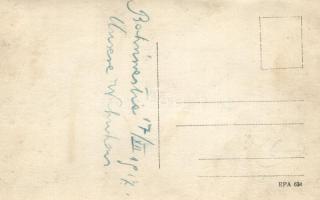 5 db első világháborús osztrák-magyar katonai fotó lap egy falu életéből / 5 WWI K.u.K. military pho...