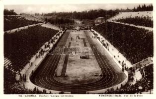 Athens, Athenes; Stade, vue de la Piste / stadium, track field, course