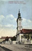 1915 Zombor, Sombor; Kis szerb templom, utca / small Serbian church. Feldpost (EK)
