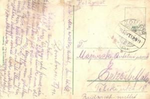 1915 Zombor, Sombor; Kis szerb templom, utca / small Serbian church. Feldpost (EK)