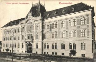 1908 Rimaszombat, Rimavska Sobota; Egyesült protestáns főgimnázium / grammar school (r)