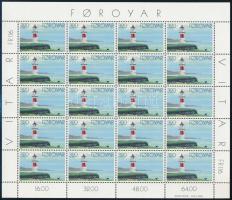 Lighthouses mini sheet set Világítótornyok kisívsor