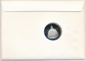 NSZK 1980. "II János Pál" jelzett Ag emlékérem felbélyegzett borítékban, alkalmi bélyegzőv...