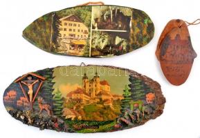 Fali emlék tárgyak: Jósvafő, Sonntagberg, összesen: 3 db, 11×6-12×29 cm