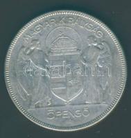 1930. 5P Ag "Horthy jobbra" T:3