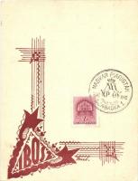 7 db régi Undi Mariska és Bozó Gyula folklór művészlap / 7 pre-1945 Hungarian folklore art postcards...