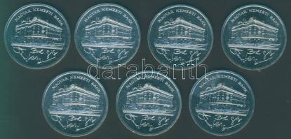 1992. 200Ft Ag (7x) "MNB" T:BU