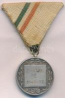 1946-1947. "É.L.Sz. / I. osztály II. 1946-47." jelzetlen Ag? díjérem szalagon (30mm/~22g) ...