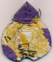 DN Magyar koronás felvarró. (60x70mm)