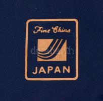 Japán porcelán váza, matricás, jelzett, hibátlan, m: 18 cm