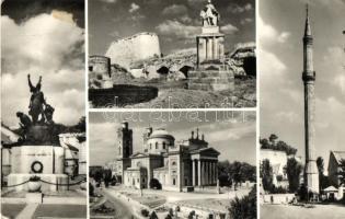 25 db MODERN magyar városképes lap, közte néhány régi / 25 modern Hungarian town-view postcards, wit...