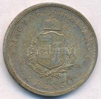 1936. 2P Ag "Liszt Ferenc" T:1- patina 
Adamo P7.3
