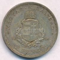 1936. 2P Ag "Liszt Ferenc" T:1- patina 
Adamo P7.3