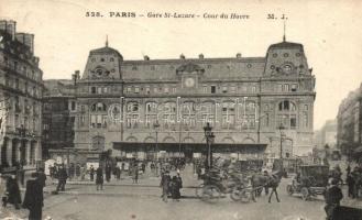 Paris, Gare Saint-Lazare, Cour du Havre / railway station, street view (EK)