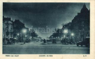 Paris, Champs-Élysées, La Nuit / night view