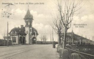 Strasbourg, Les Ponts du Rhin pres Kehl / Rheinbrücken bei Kehl / bridge