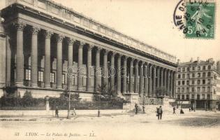 Lyon, Le Palais du Justice / palace. TCV card (EK)