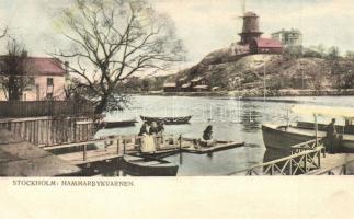 Stockholm, Hammarbykvarnen / mill, lake (EK)