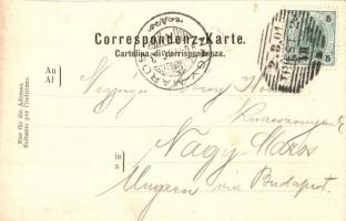 1901 Trieste, Trst; Total / general view, railway station