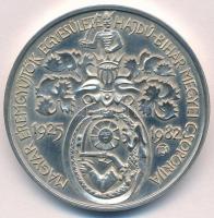 Tóth Sándor (1933-) 1982. "Bocskai István / MÉE Hajdú-Bihar Megye" jelzett Ag emlékérem (3...