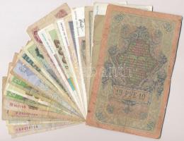 Vegyes: 25db-os külföldi papírpénz tétel, nagyrészt Közép- és Kelet-európai bankjegyek T:III,III-
M...