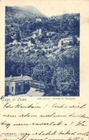 1900 Lago di Como, Villa d'Este, Fortini di Taragosa. Dr. Trenkler Co. 4735 / villa, fort, castle