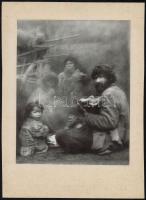 cca 1912 Kerny István (1879-1963) budapesti fotóművész hagyatékából 2 db jelzés nélküli vintage fotó...