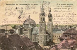 Nagyszeben, Hermannstadt, Sibiu; Görög katolikus román templom / Greek Catholic Romanian church (Rb)