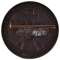 1934. "XXV. Országos Katolikus Nagygyűlés - Actio Catholica" Br lemezjelvény (34mm) T:2