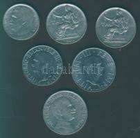 Olaszország 1920-39. 50c (1x), 1L (3x), 2L (2x) mindegyik klf évszámmal T:1/2 (2x),3 (4x)
