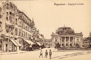 Nagyvárad, Oradea; Szigligeti színház / theatre. 1940 Nagyvárad visszatért So. Stpl (EK)