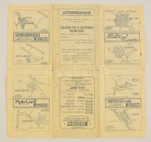 Milano-Laghi Pirelli autós térkép, 33x34 cm