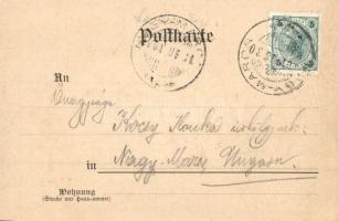 1901 Vienna, Wien I. K. k. Hofburgtheater / theater. C. Ledermann jr. 19a