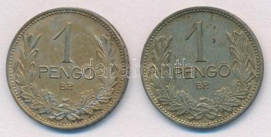 1939. 1P Ag (2x) T:1-,2 patina