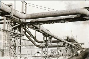 cca 1954 Sztálinváros épül, 90 db vintage negatív Ék Sándor (1902-1975) festőművész és fotóriporter ...